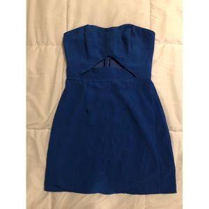 Blue Marciano mini Cocktail Dress.